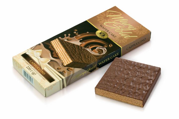 Торт вафельний Mary Gold капучино ХБФ 220г